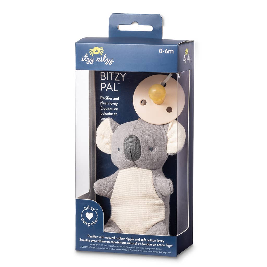 Natural Rubber Pacifier & Lovey Animal: Koala