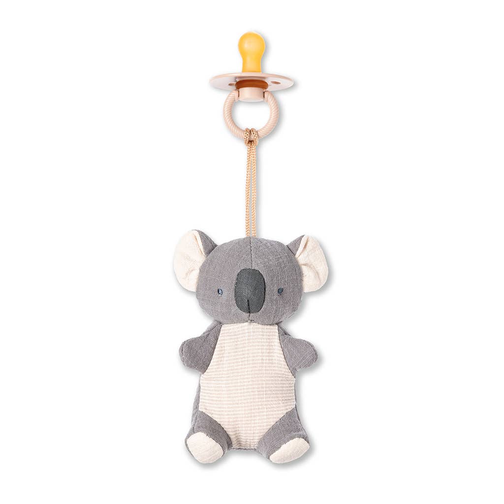 Natural Rubber Pacifier & Lovey Animal: Koala