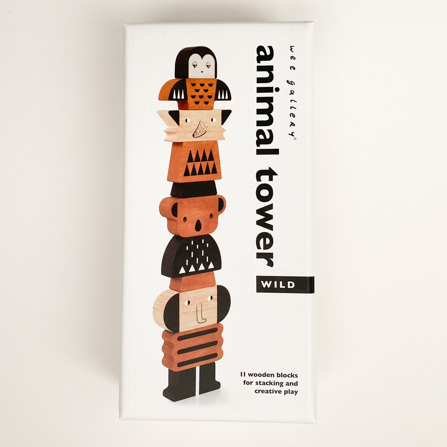 Wooden Animal Totem Tower