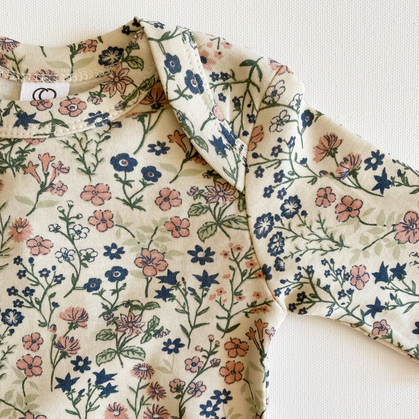 Newborn Gown, Meadow Floral