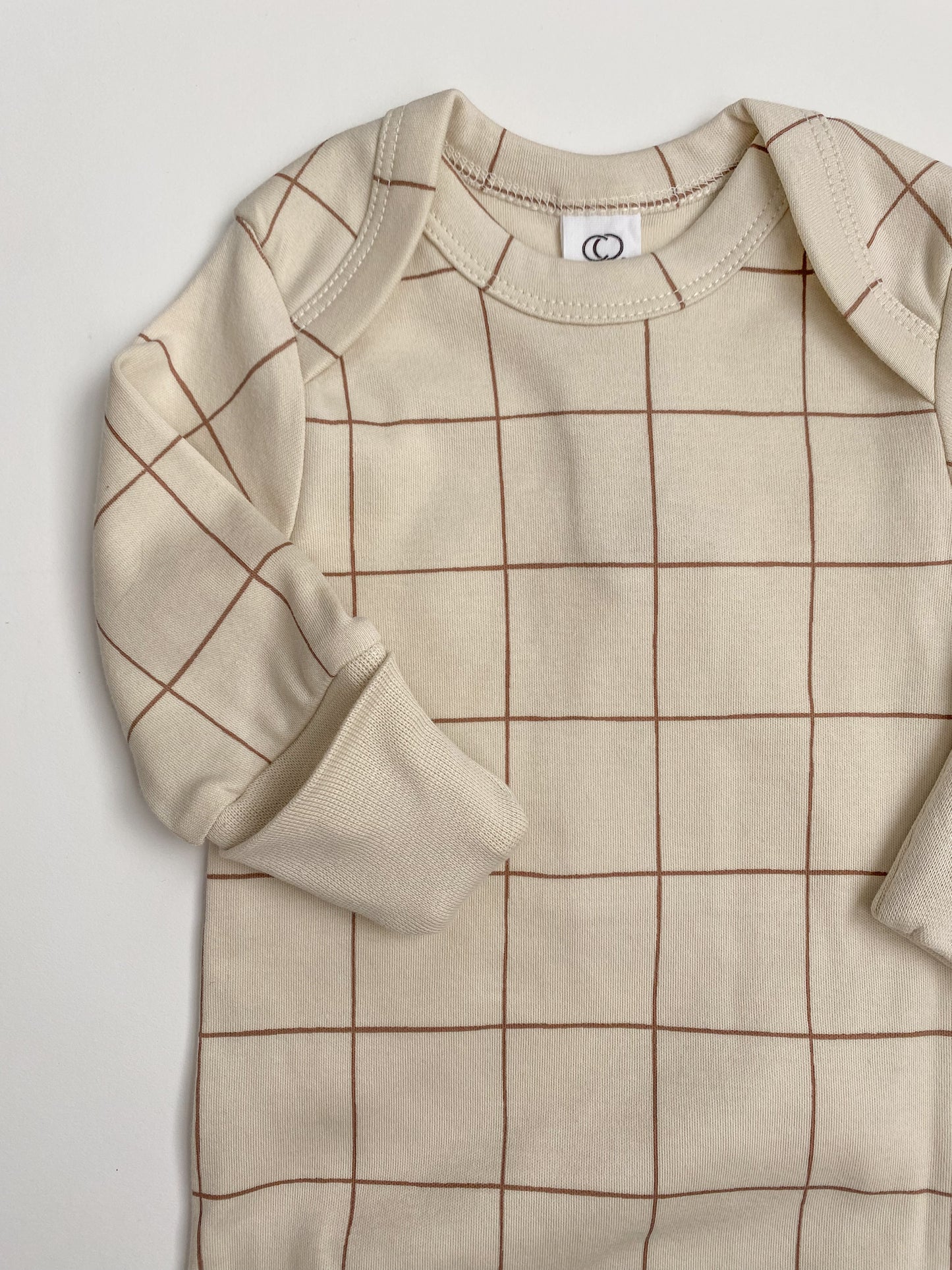Newborn Gown, Windowpane