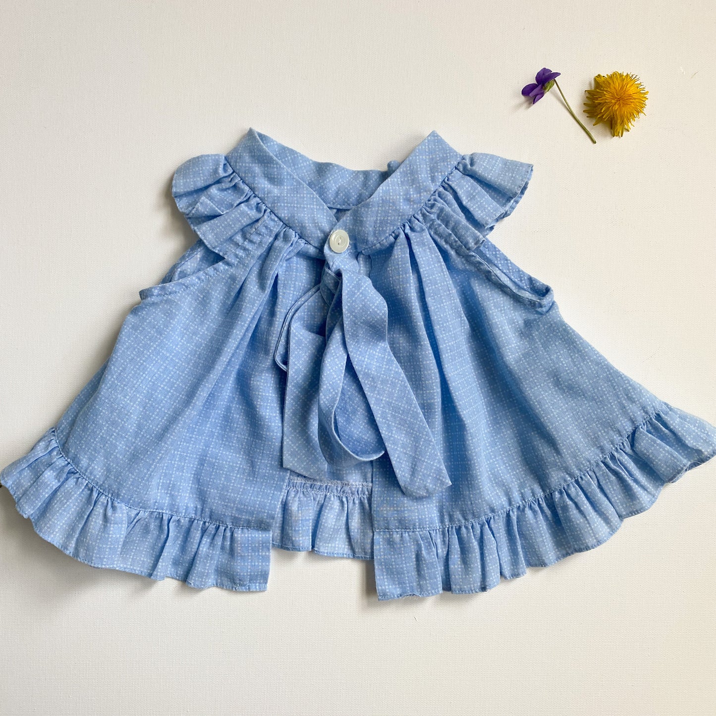 Vintage Baby Swing Tank with Tie Back 12M