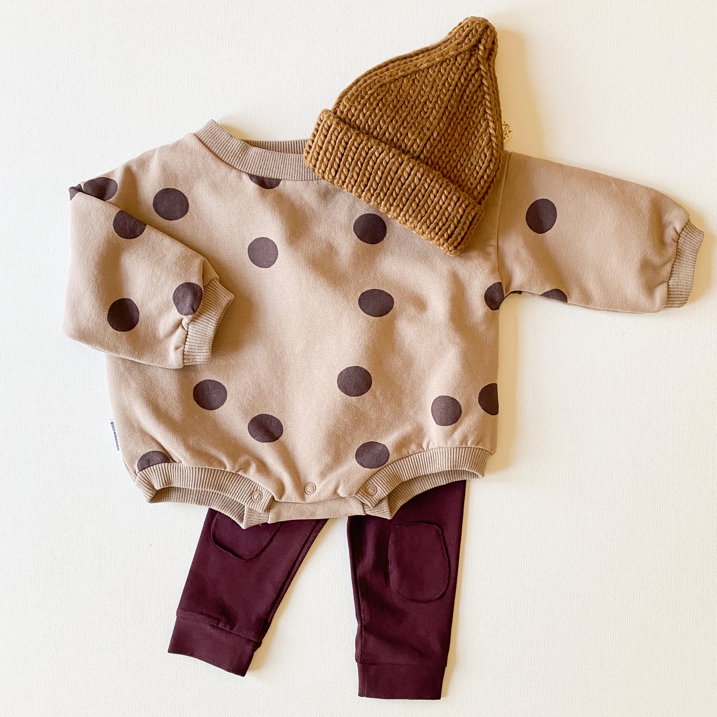 Sweatshirt Bodysuit, Polkadot