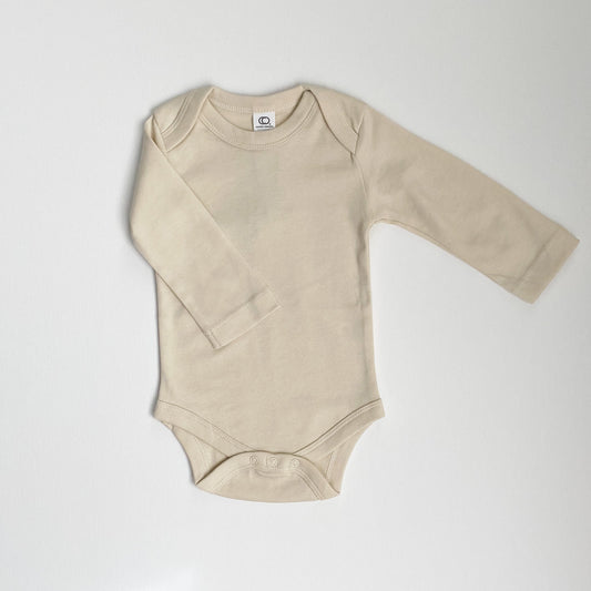 Classic Long Sleeve Bodysuit, Natural