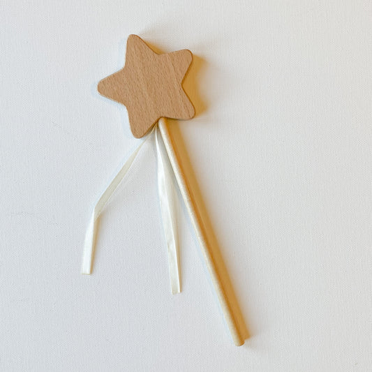 Star Wand with Ribbon