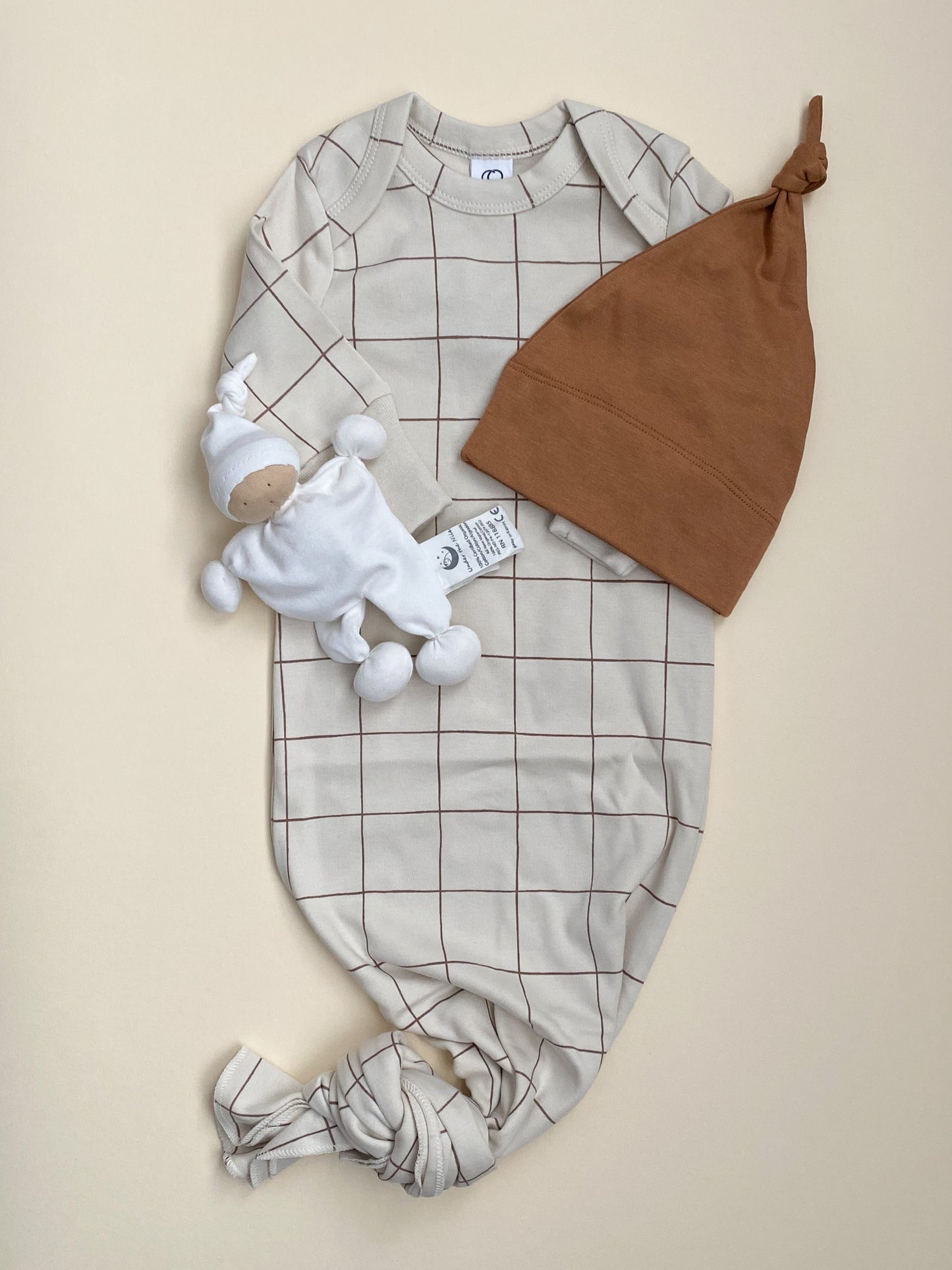 Newborn Gown, Windowpane