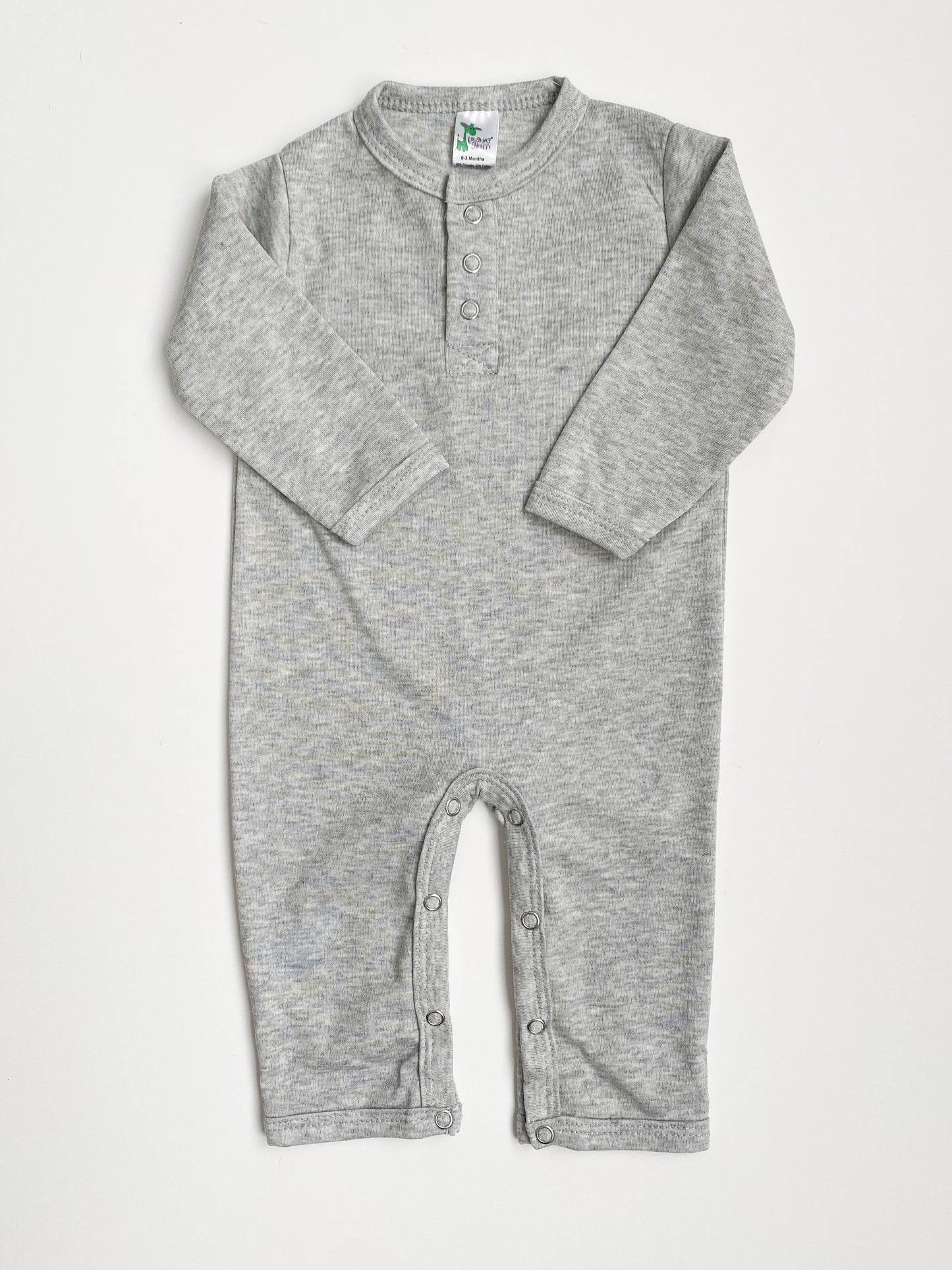 Henley Jumpsuit with Snaps