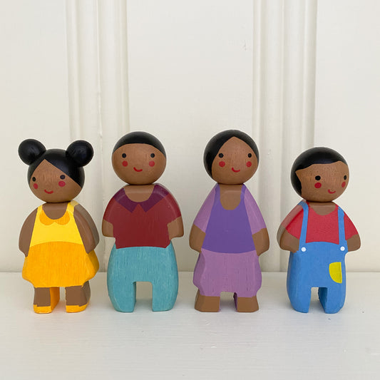 Wooden Doll Family, Sunny Family