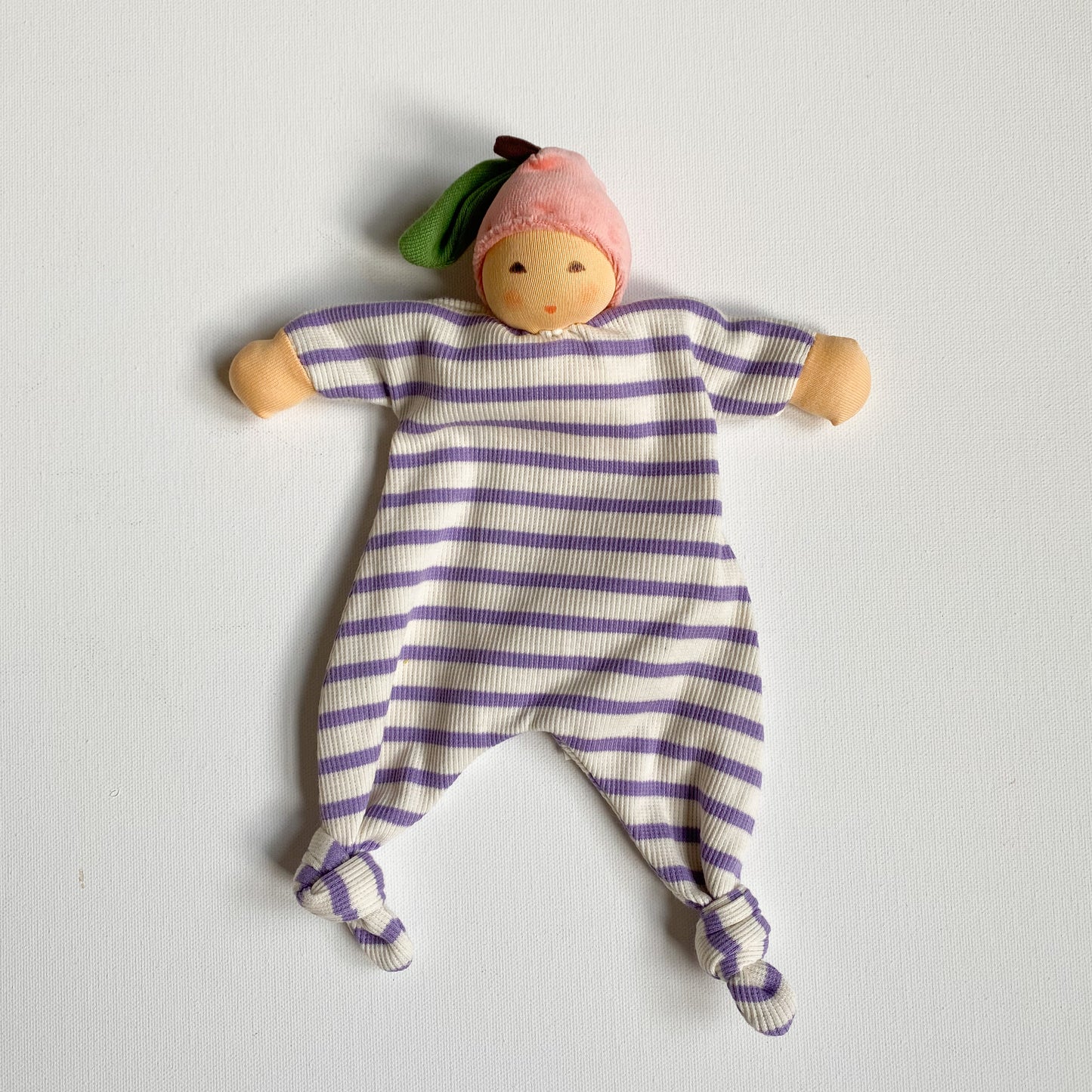 Nanchen Striped Lovey Rattle