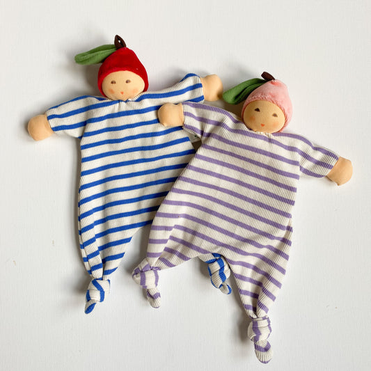 Nanchen Striped Lovey Rattle