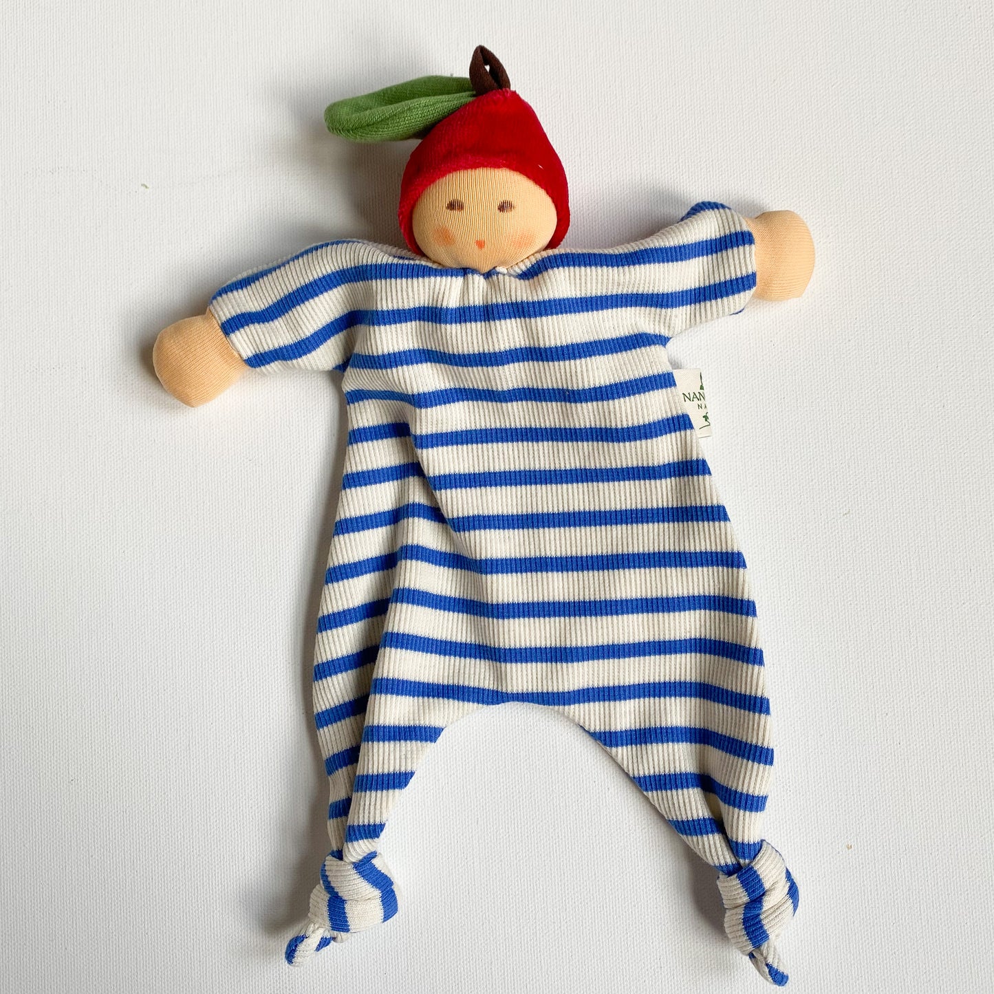 Nanchen Striped Lovey Rattle