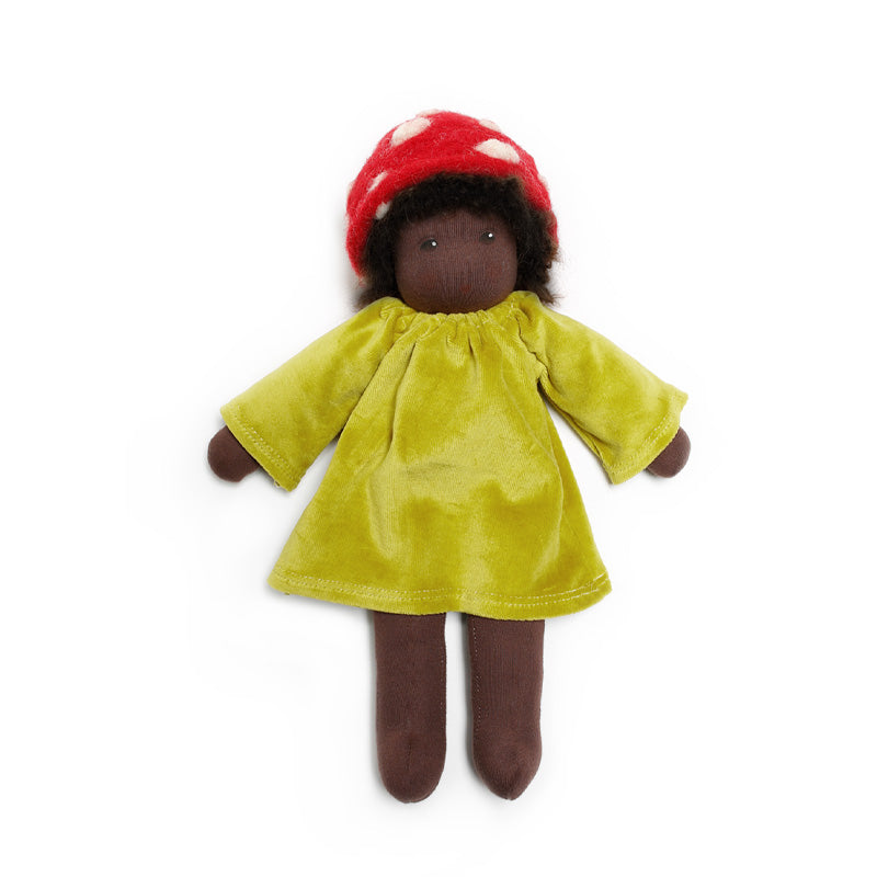 Nanchen Woodland Waldorf Doll with Toadstool Hat