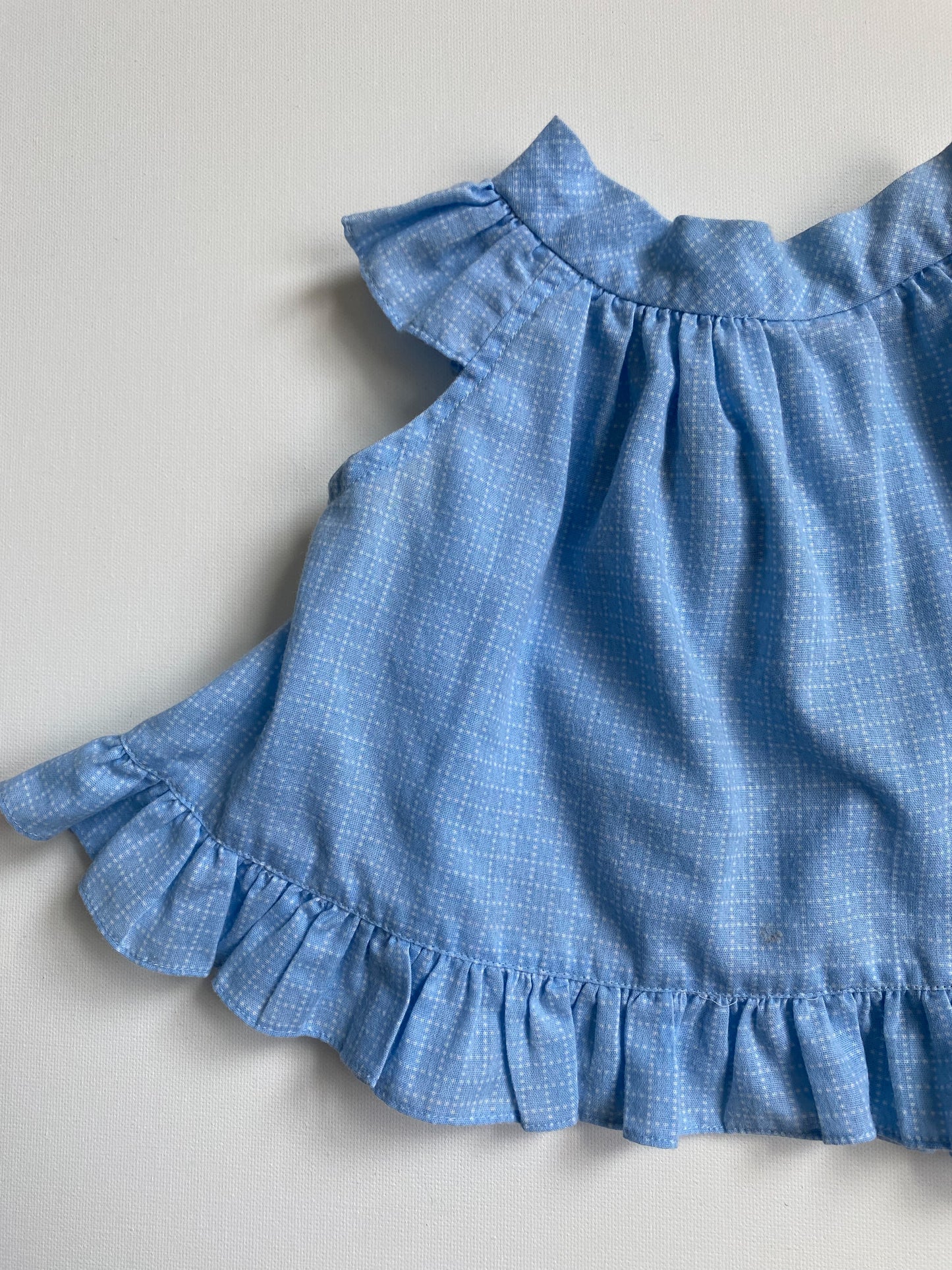 Vintage Baby Swing Tank with Tie Back 12M