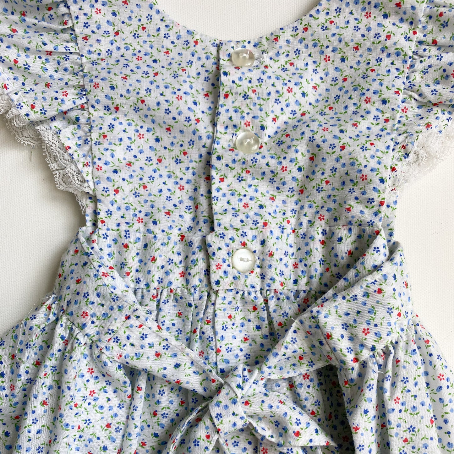 Vintage Floral Print Dress 18-24M