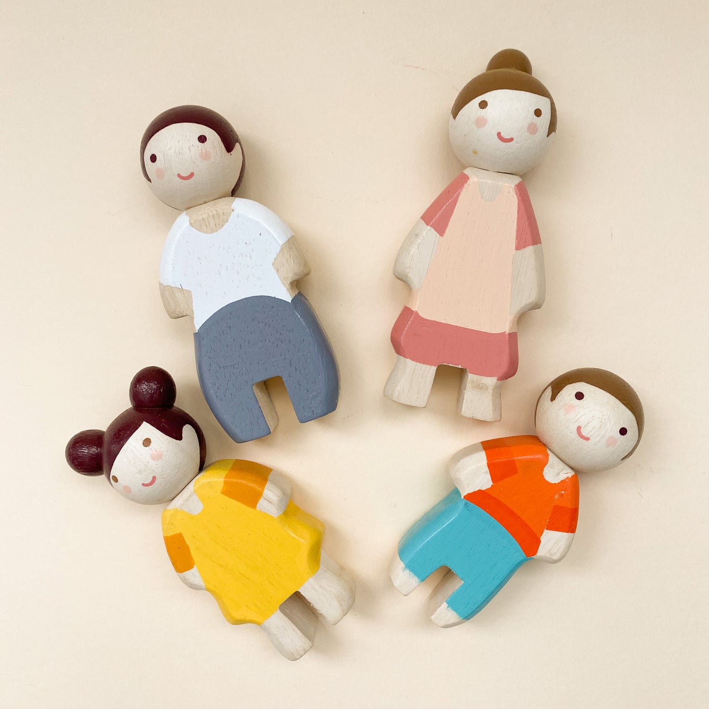 Wooden Doll Family, Leaf Family