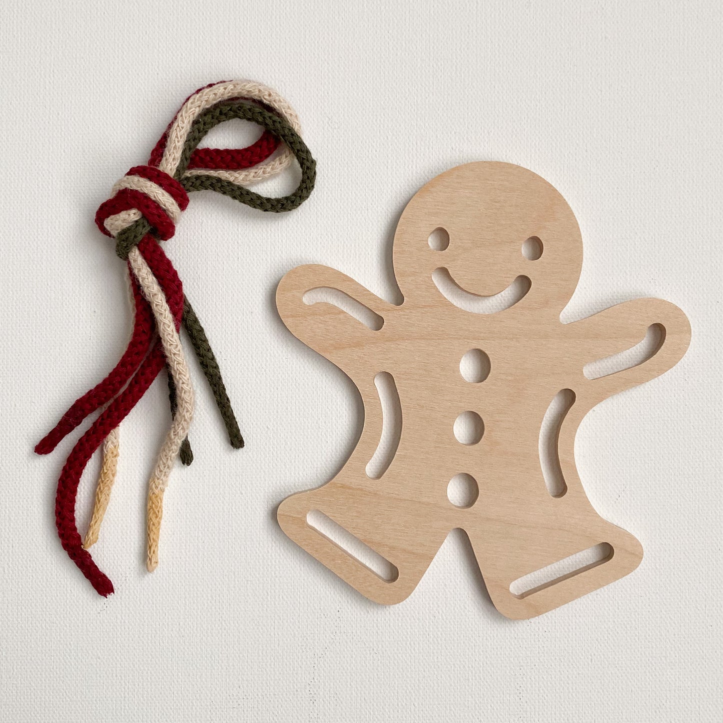 Gingerbread Man Lacing Toy